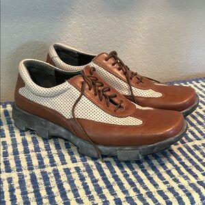 Donald J Pliner Brown Leather ALLEY Shoes